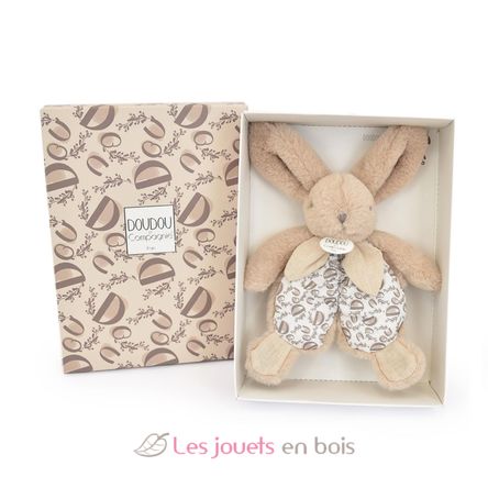 Sand beige rabbit doudou 18 cm DC4192 Doudou et Compagnie 2