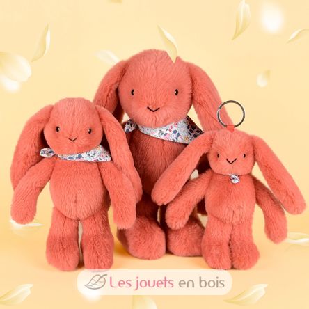 Terracotta Fleurette Rabbit Plush 35 cm DC4303 Doudou et Compagnie 8