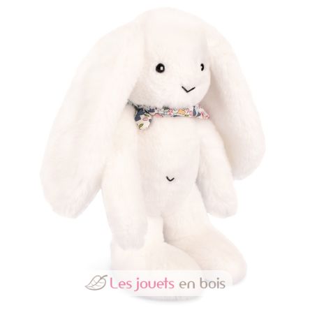 White Fleurette Rabbit Plush 35 cm DC4301 Doudou et Compagnie 4