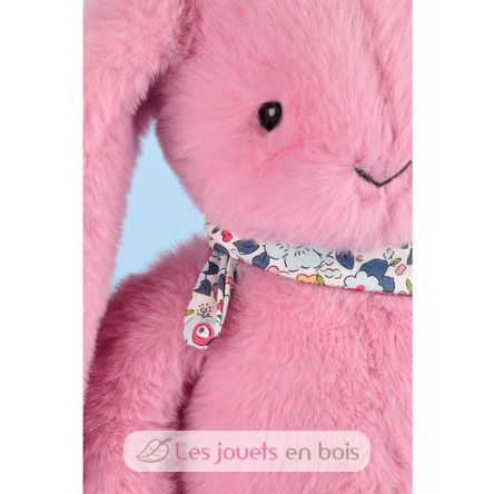 Pink Fleurette Rabbit Plush 35 cm DC4302 Doudou et Compagnie 7