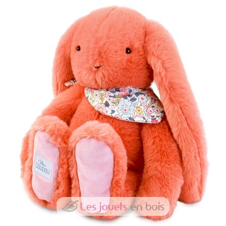 Terracotta Fleurette Rabbit Plush 35 cm DC4303 Doudou et Compagnie 2