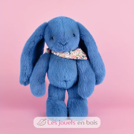 Blue Fleurette Rabbit Plush 35 cm DC4304 Doudou et Compagnie 8
