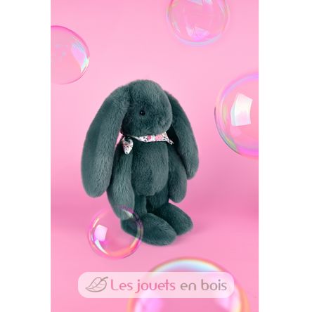 Green Fleurette Rabbit Plush 35 cm DC4305 Doudou et Compagnie 7