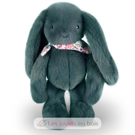 Green Fleurette Rabbit Plush 35 cm DC4305 Doudou et Compagnie 3