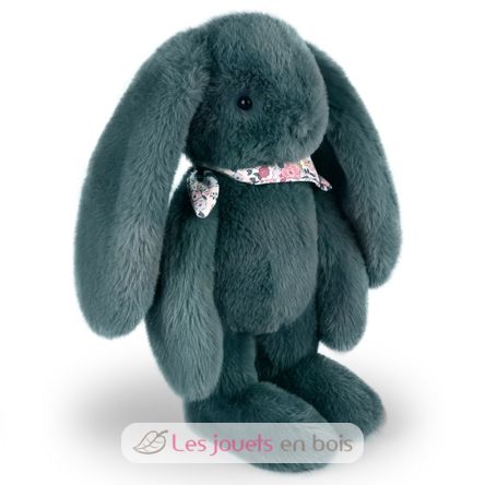 Green Fleurette Rabbit Plush 35 cm DC4305 Doudou et Compagnie 4