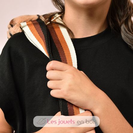 Brown bear shoulder bag DC4566 Doudou et Compagnie 5