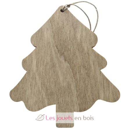 Customizable Christmas tree decoration in wood VI-AA10 Vintiun 4