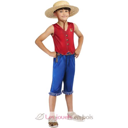Luffy One Piece child costume 9-10 years R1003074-T910 Rubies 3