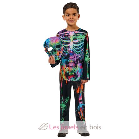 Graffiti Skeleton child costume 5-6 years RU-R1001437-T56 Rubies 2