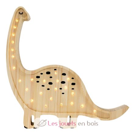 Little Lights Diplodocus Lamp Jurassic Wood LL014-000 Little Lights 1