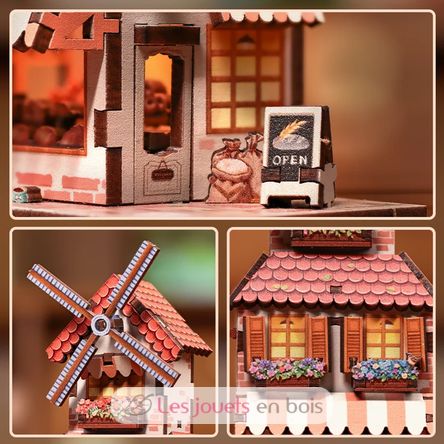 Mini Book Nook Mill Bakery CT104 Cartartem 5