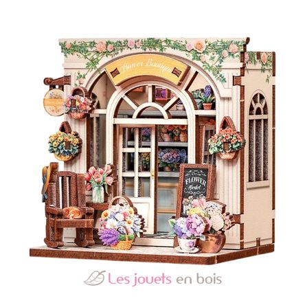 Mini Book Nook Flower Boutique CT103 Cartartem 1