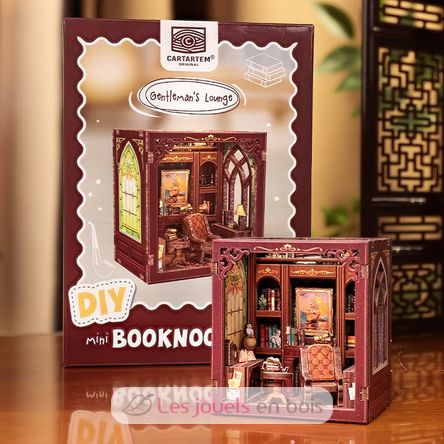 Mini Book Nook Gentleman’s Lounge CT101 Cartartem 3