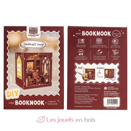 Mini Book Nook Gentleman’s Lounge CT101 Cartartem 5