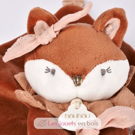 Mina fox pacifier clip comforter 20 cm DC4686 Doudou et Compagnie 4