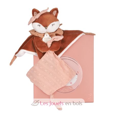 Mina fox pacifier clip comforter 20 cm DC4686 Doudou et Compagnie 1