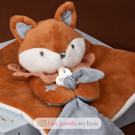Timo fox pacifier clip comforter 20 cm DC4692 Doudou et Compagnie 3