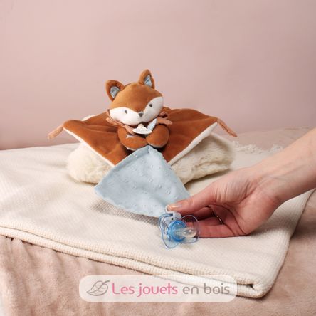 Timo fox pacifier clip comforter 20 cm DC4692 Doudou et Compagnie 5