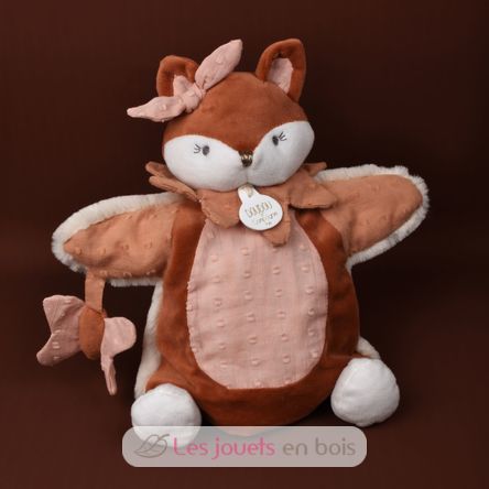 Mina the Fox hand puppet plush toy DC4690 Doudou et Compagnie 5