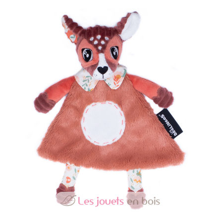 Baby comforter Melimelos the doe DE36731 Les Déglingos 1