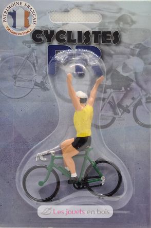 Cyclist figurine D Winner yellow jersey FR-DV1 Fonderie Roger 1