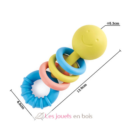 Rattling Rings Teether E0024 Hape Toys 4