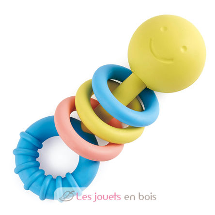 Rattling Rings Teether E0024 Hape Toys 1