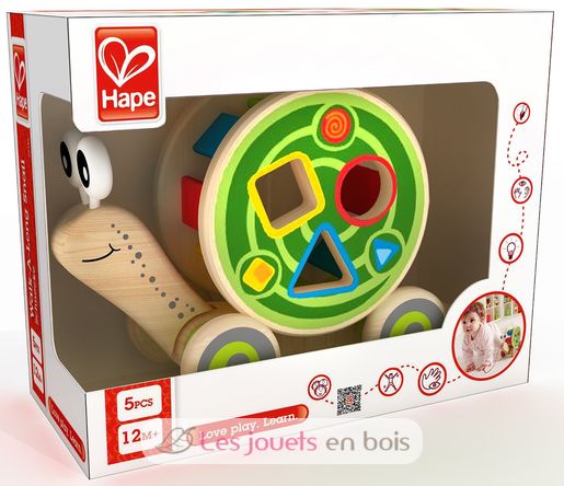 Walk-a-long snail HA-E0349 Hape Toys 7