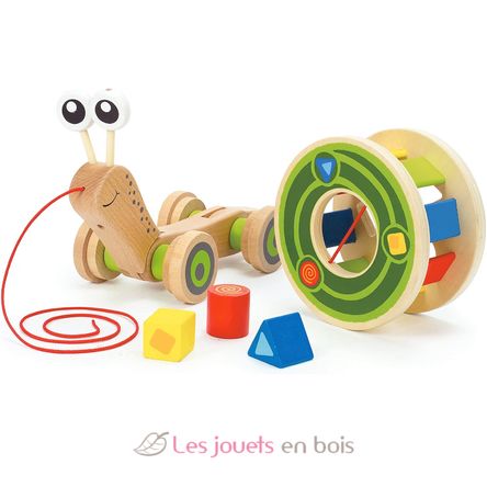 Walk-a-long snail HA-E0349 Hape Toys 3