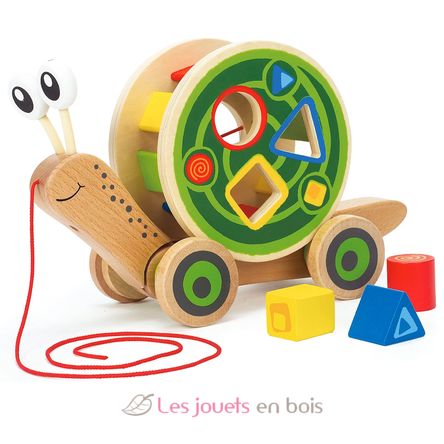 Walk-a-long snail HA-E0349 Hape Toys 1