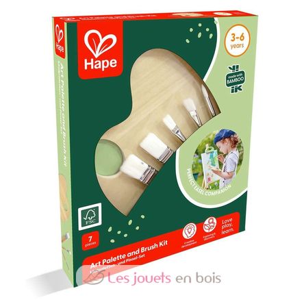 Art Palette and Brush Kit HA-E2013 Hape Toys 3