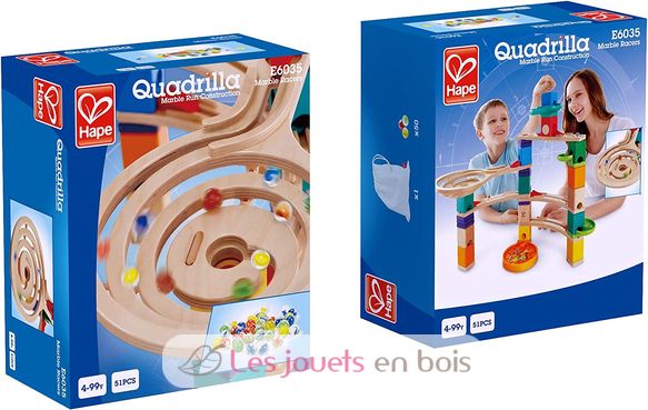 Marble racers HAPE6035-3733 Quadrilla 2