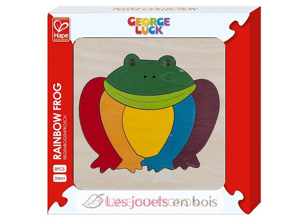 Puzzle - Rainbow Frog HA-E6503 Hape Toys 3