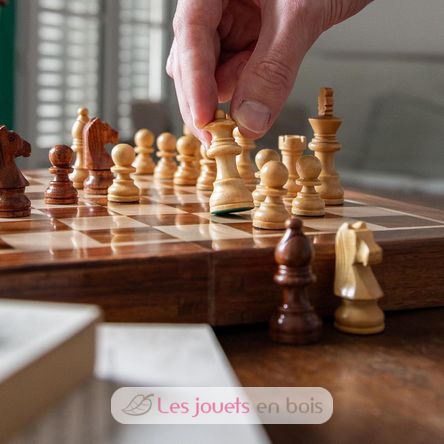 Folding chessboard 30 cm King 56 mm WJ-ECBM12S Wilson Jeux 6