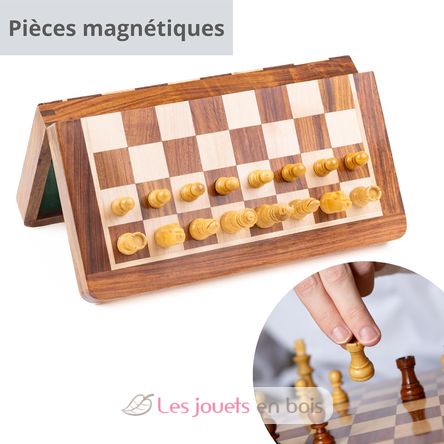 Folding chessboard 35 cm King 76 mm WJ-ECBM14S Wilson Jeux 5
