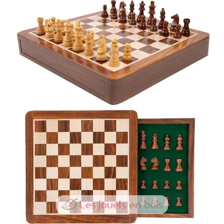 Chessboard with drawer 25 cm King 45 mm WJ-ESBM10S Wilson Jeux 1