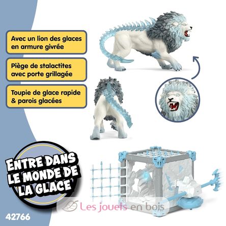 BattleCave Ice Lion Figure SC-42766 Schleich 4