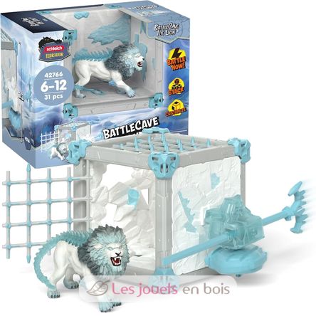 BattleCave Ice Lion Figure SC-42766 Schleich 1
