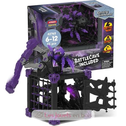 BattleCave Dark Spider Figurine SC-42765 Schleich 1