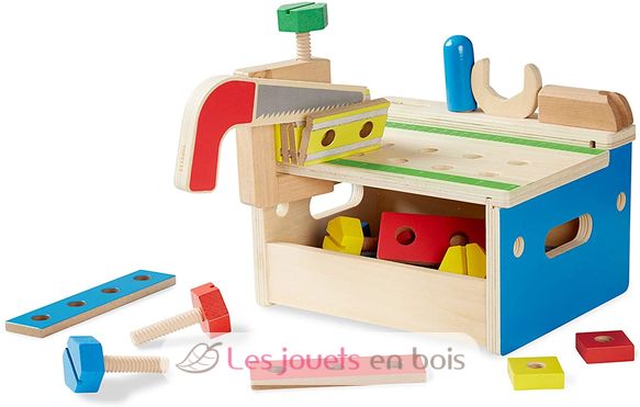 Hammer & Saw Tool Bench MD-19386 Melissa & Doug 4