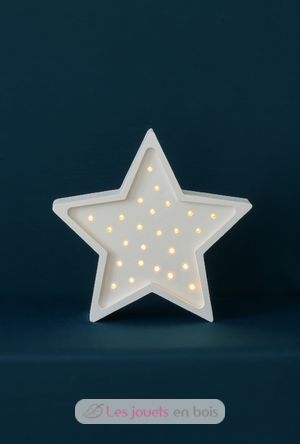 Little Lights Star Lamp White LL019-001 Little Lights 2