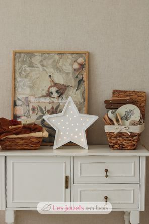 Little Lights Star Lamp White LL019-001 Little Lights 10