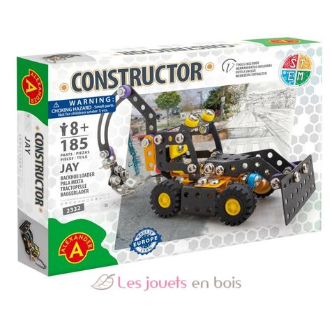 Constructor Jay - Backhoe loader AT2332 Alexander Toys 2