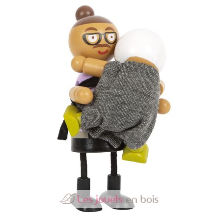 Bending dolls family with baby LE12426 Small Foot company 3