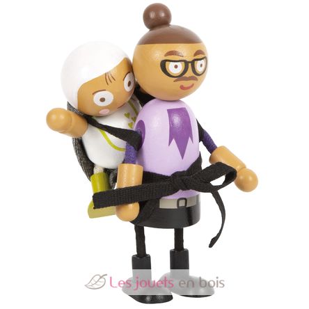 Bending dolls family with baby LE12426 Small Foot company 4