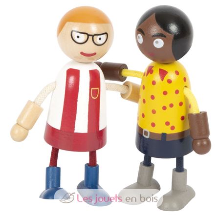 Bending dolls family with baby LE12426 Small Foot company 10