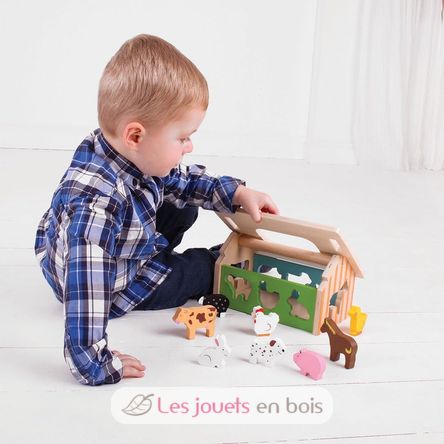 Farmhouse sorter BJ-BB108 Bigjigs Toys 3