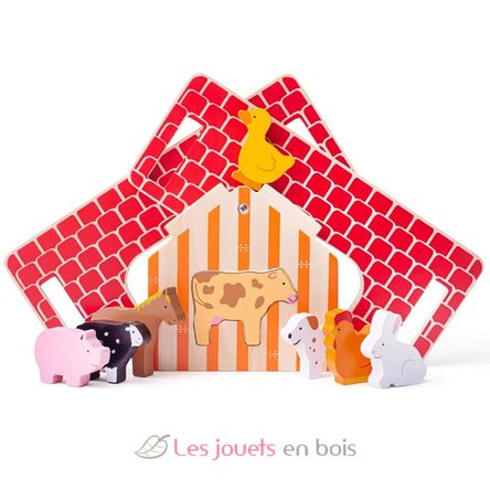 Farmhouse sorter BJ-BB108 Bigjigs Toys 5