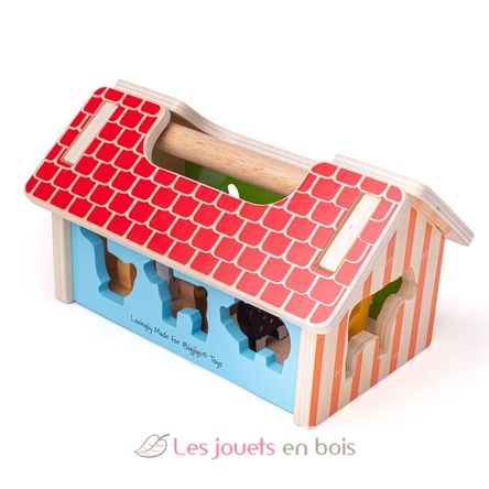 Farmhouse sorter BJ-BB108 Bigjigs Toys 4