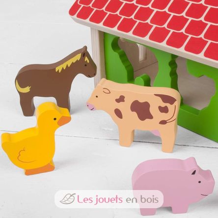 Farmhouse sorter BJ-BB108 Bigjigs Toys 6